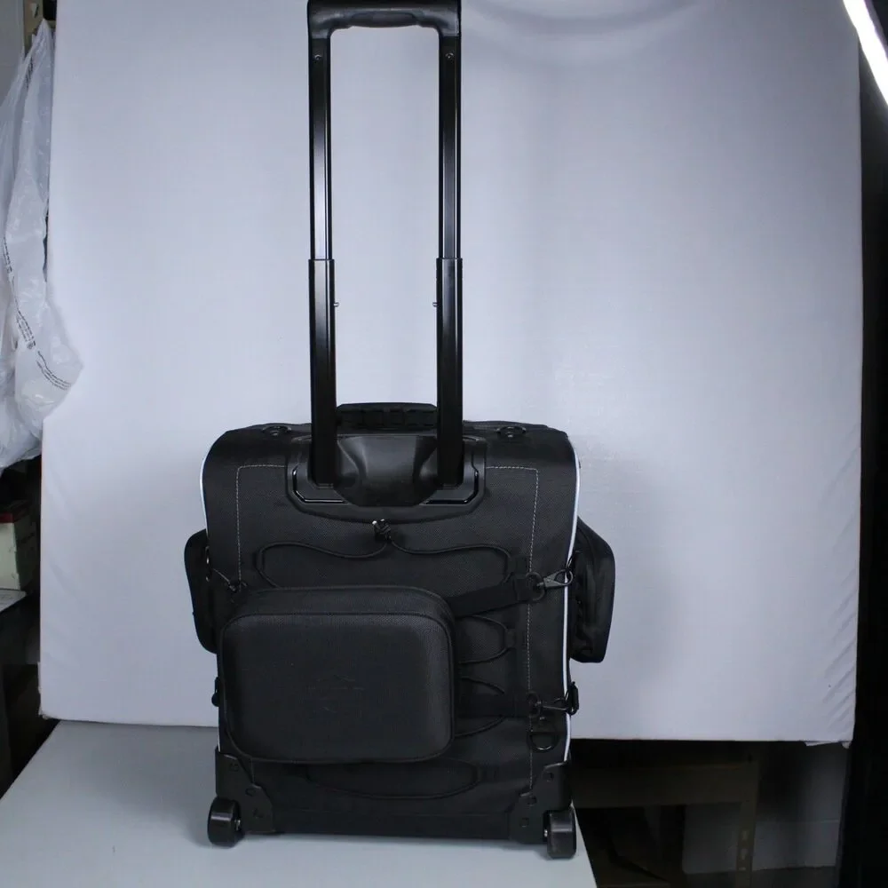 Harley Davidson Onyx Backseat Roller Luggage - Complete w/ Straps & Logo Cover